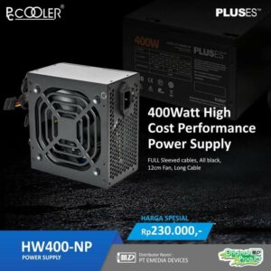 JualPower Supply PCCOOLER / PC COOLER 400W – HW400-NP / NP400W