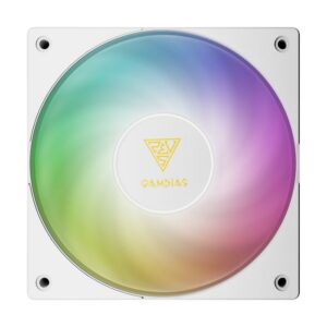Fan Casing GAMDIAS CASE FAN NOTUS M1-1203 ARGB SWAPPABLE BLADE Single Fan - WHITE