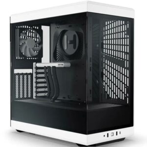 Casing HYTE Y40 + 2 FAN - ATX, mATX - BLACK WHITE