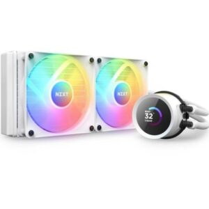 NZXT KRAKEN 240 RGB - AIO Liquid Cooling 1.54" LCD Display - WHITE