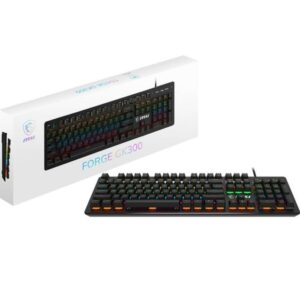 JualMSI FORGE GK300 RGB – Mechanical Gaming Keyboard