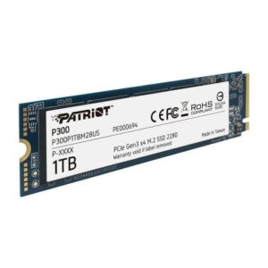 SSD Patriot P300 M.2 2280 NVME 1TB PCIe Gen3x4