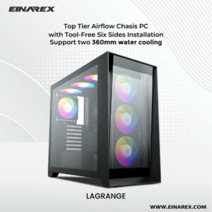 JualCasing EINAREX LAGRANGE ITX, MICRO ATX, ATX, E-ATX Gaming Case