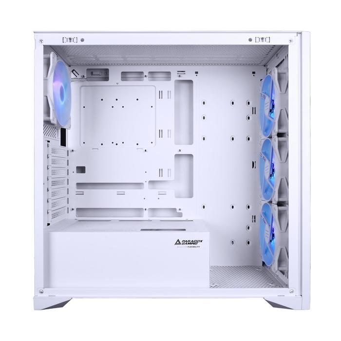 Casing PARADOX GAMING BLADESTROM - ATX, MATX Case - WHITE - Image 3