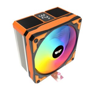 JualdarkFlash M400 / M 400 Digital Display Tower CPU COOLER &ndash; Orange