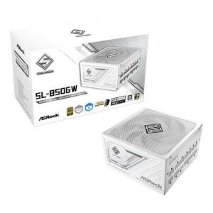 JualPower Supply ASRock Steel Legend SL-850G – 850W 80+ GOLD Modular – ATX3.1 & PCIe5.1 – WHITE