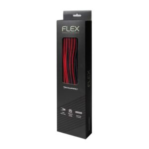 Tecware Flex Sleeved Extensions Cables - Black Red
