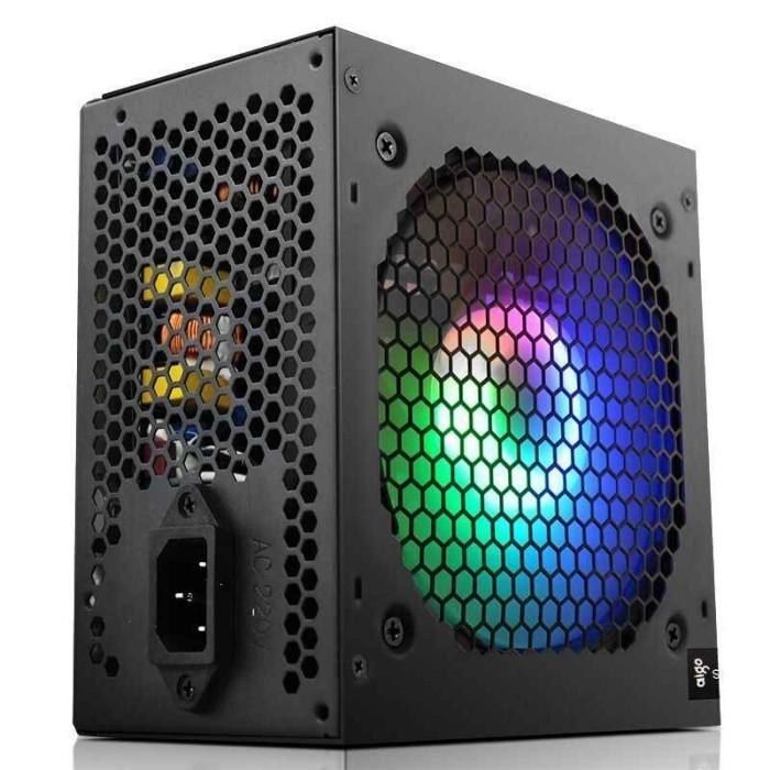 Power Supply AIGO AK600 600W - Rainbow LED - Image 2