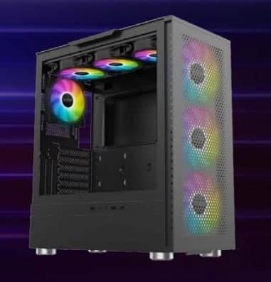 CASING PCCOOLER / PC COOLER MASTER ME200 MESH - BLACK
