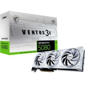 JualMSI GeForce RTX 5080 VENTUS 3X OC 16GB GDDR7 – White