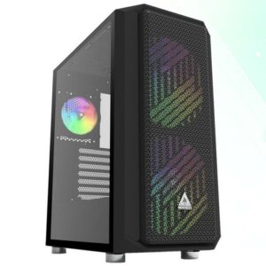 Casing MONTECH AIR X BLACK ARGB - TEMPERED GLASS - BLACK