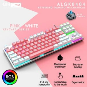 JualKeyboard Gaming Mechanical TKL Altec Lansing ALGK-8404 RGB – PinkWhite