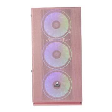 CASING PARADOX GAMING DURANDAL + 3 FAN RGB - mATX, mini itx - PINK - Image 3