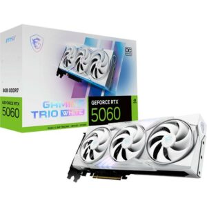 JualMSI GeForce RTX 5060 GAMING TRIO OC WHITE 8GB GDDR7 – WHITE