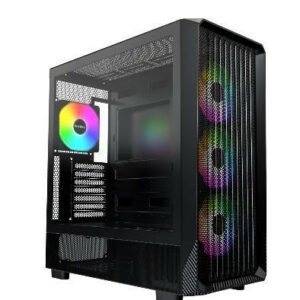 Casing MONTECH X5 MID TOWER ATX PC CASE - BLACK