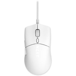 Mouse NZXT Lift 2 Ergo Matte White - Lightweight Ergonomic Wired Gaming Mouse - WHITE