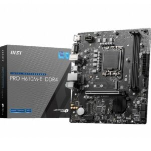 MSI PRO H610M-E DDR4 (Intel LGA 1700, Gen12)