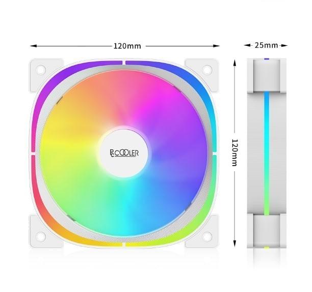 FAN CASING PCCOOLER / PC COOLER EF120 ARGB - WHITE SINGLE - Image 3