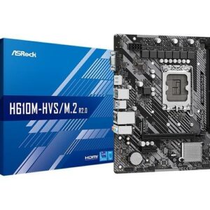 JualASRock H610M-HVS/M.2 R2.0 DDR4 (Intel LGA 1700, H610)
