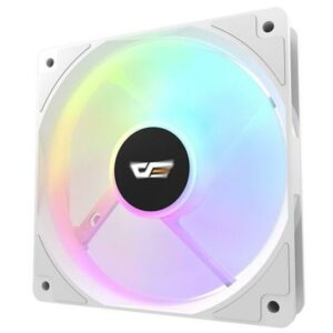 JualFan Casing Aigo DarkFlash CL12 Rainbow LED 12CM &ndash; WHITE
