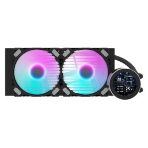 darkFlash NEBULA DN240S Liquid CPU Cooler - Hitam