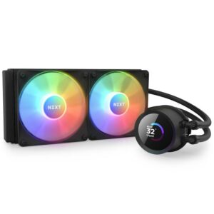 NZXT KRAKEN 240 RGB - AIO Liquid Cooling 1.54" LCD Display - BLACK