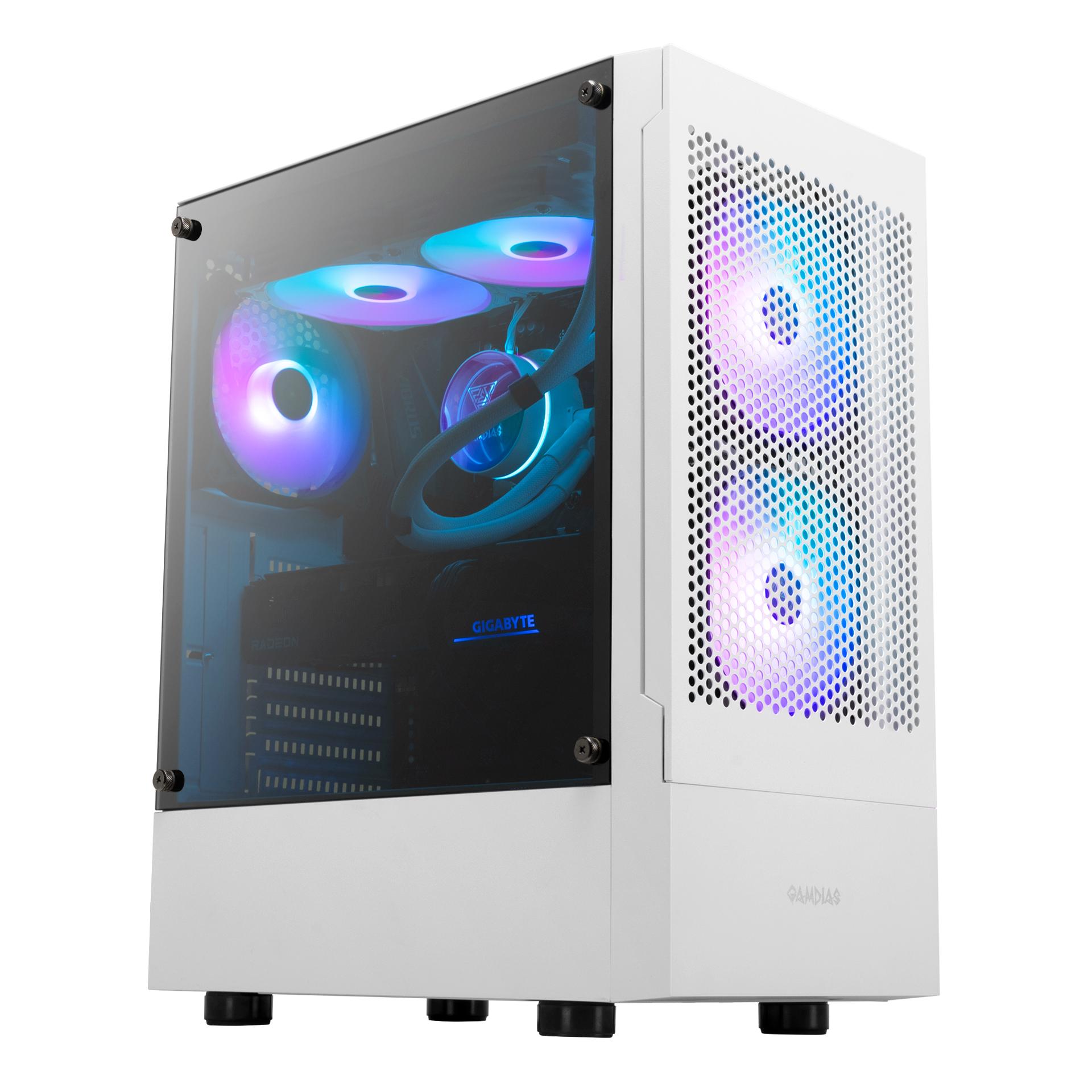 Casing GAMDIAS TALOS E3 Mesh + 3 FAN ARGB - Putih