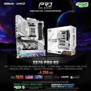 ASROCK X870 PRO RS (AMD AM5, DDR5)