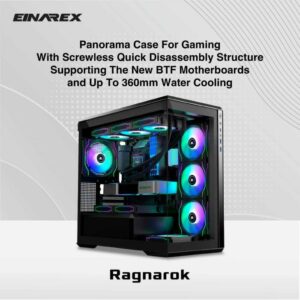 Casing EINAREX RAGANROK - ATX, mATX Gaming Case
