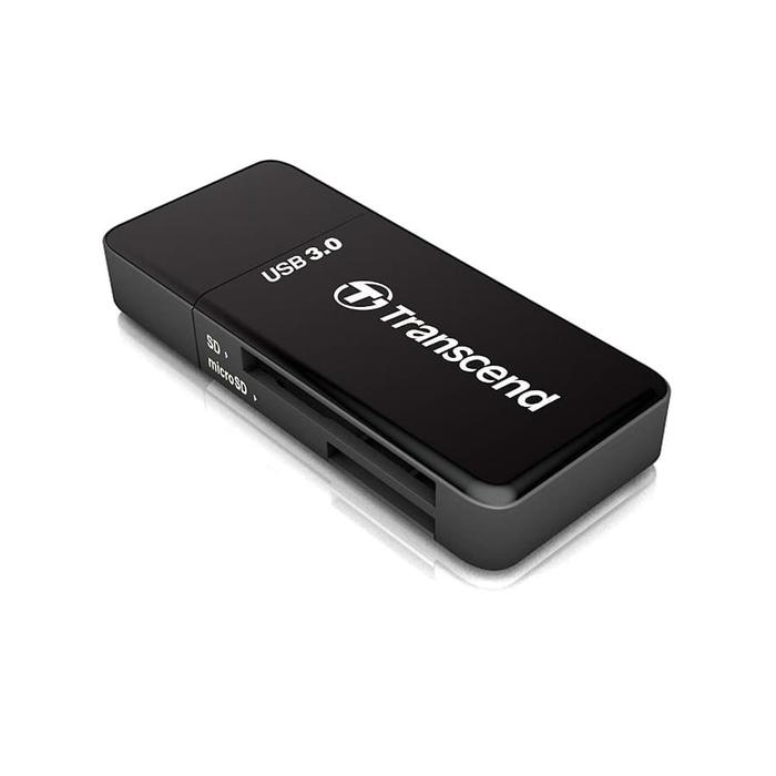 Transcend Card Reader RDF5 - SD, microSD USB 3.0 / USB 3.1 - BLACK - Image 2