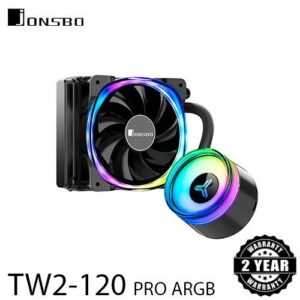 JualJONSBO TW2-120 PRO ARGB Angel Eyes Liquid CPU COOLER