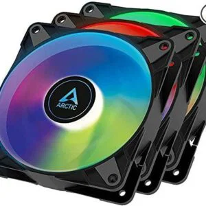 JualARCTIC P12 PWM PST ARGB 3 PACK / 3in1 &ndash; 120mm FAN BLACK