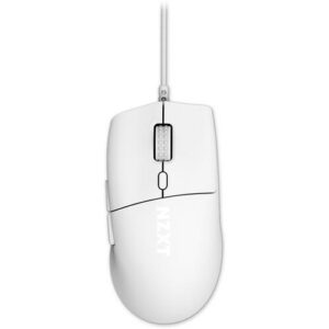 Mouse NZXT LIFT 2 Symm Matte White - Lightweight Symmetrical Wired Gaming Mouse - WHITE