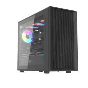darkFlash DB460M M-ATX PC Casing [Tanpa FAN] - Hitam