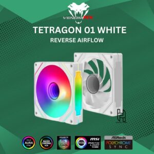 Fan ARGB VenomRX Tetragon 01 - Reverse Fan
