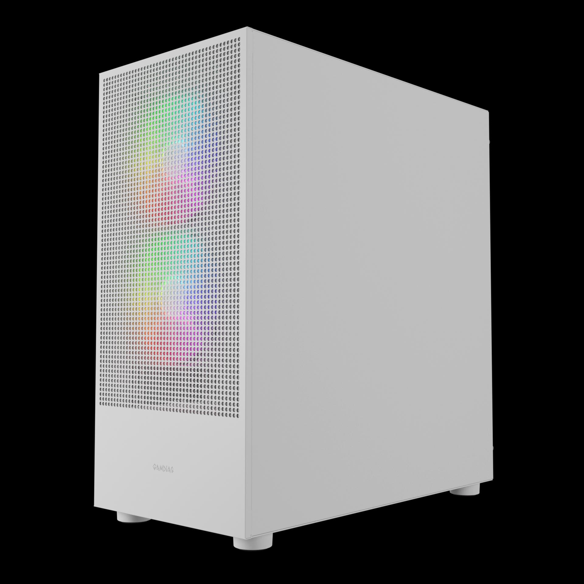 Casing GAMDIAS TALOS M3 Mesh + 3 FAN ARGB - Putih - Image 2