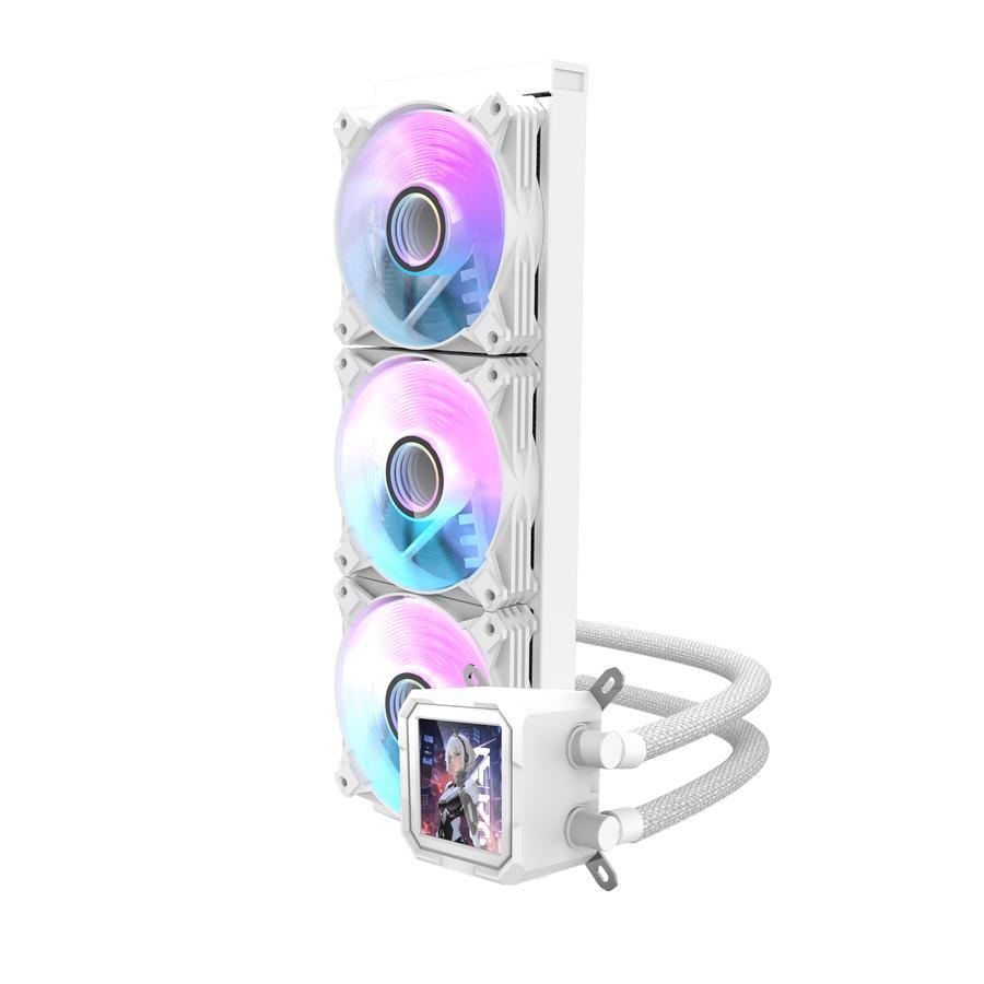 darkFlash WAVE DV360S Liquid CPU Cooler - Putih - Image 2