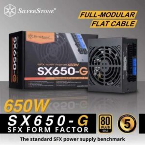 JualSilverstone SX650-G – 650W 80+ Gold – Full Modular – SFX Power Supply