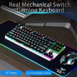 JualKeyboard Gaming Mechanical AULA F-2067 TKL – K-RGD Blue Switch-New LED