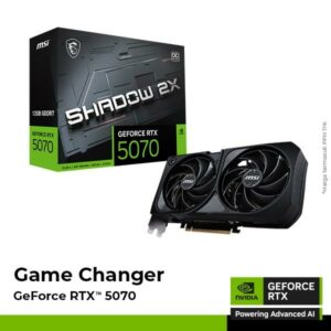 MSI GeForce RTX 5070 12G SHADOW 2X OC 12GB GDDR7