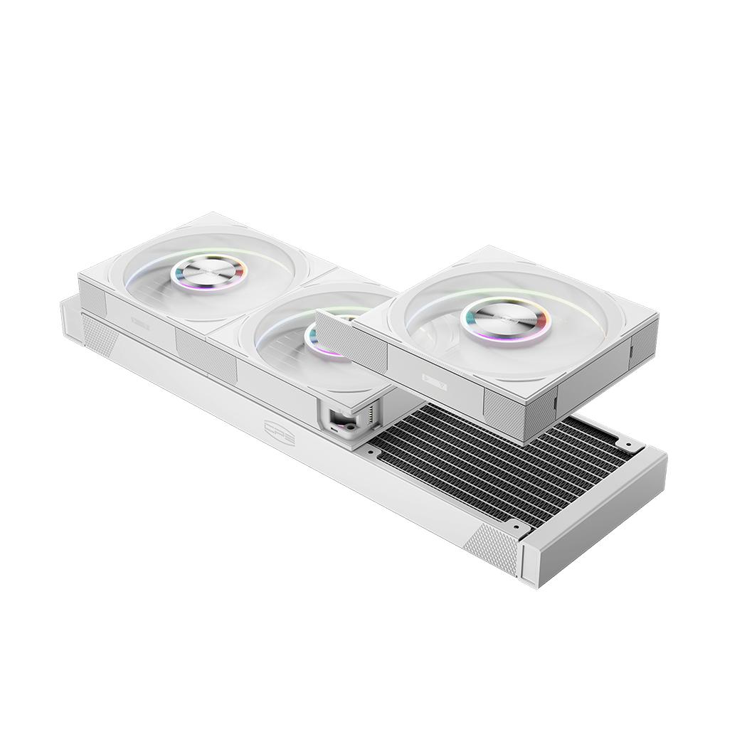 PCCOOLER / PC COOLER DT360 ARGB Display AIO Liquid Cooler - WHITE - Image 4