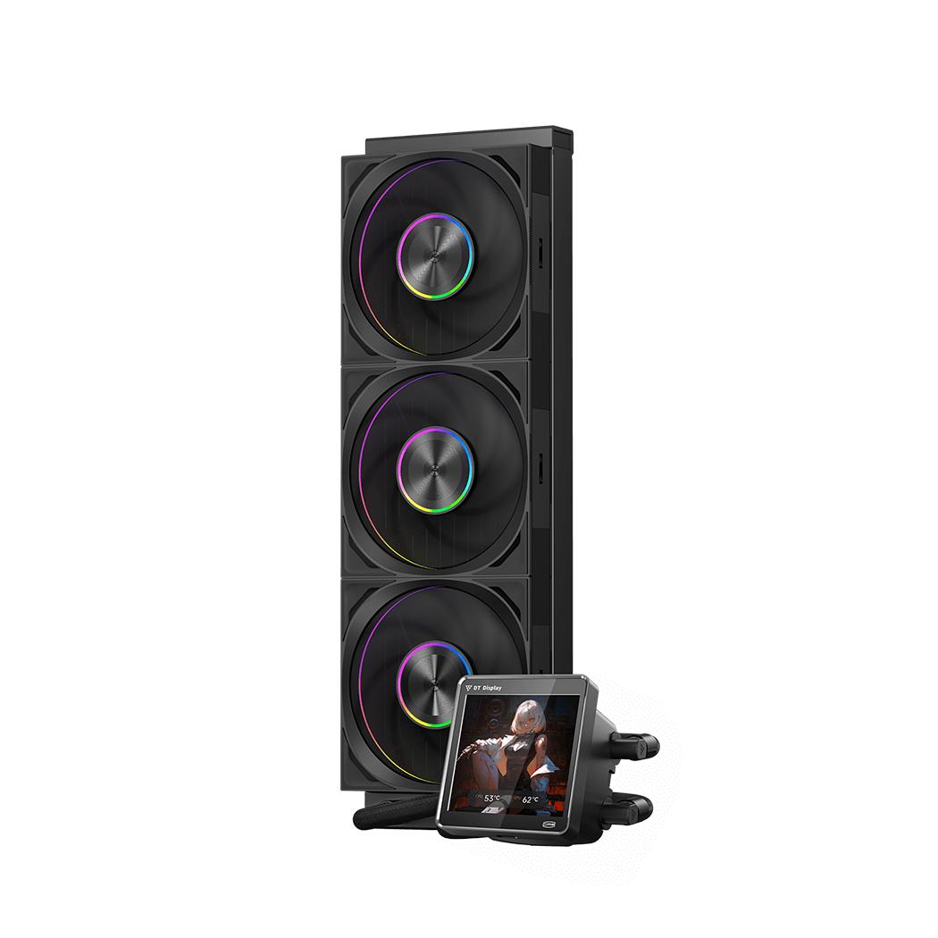 PCCOOLER / PC COOLER DT360 ARGB Display AIO Liquid Cooler - BLACK - Image 2