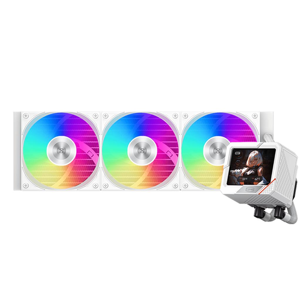 PCCOOLER / PC COOLER GT360 ARGB Display AIO Liquid Cooler - WHITE