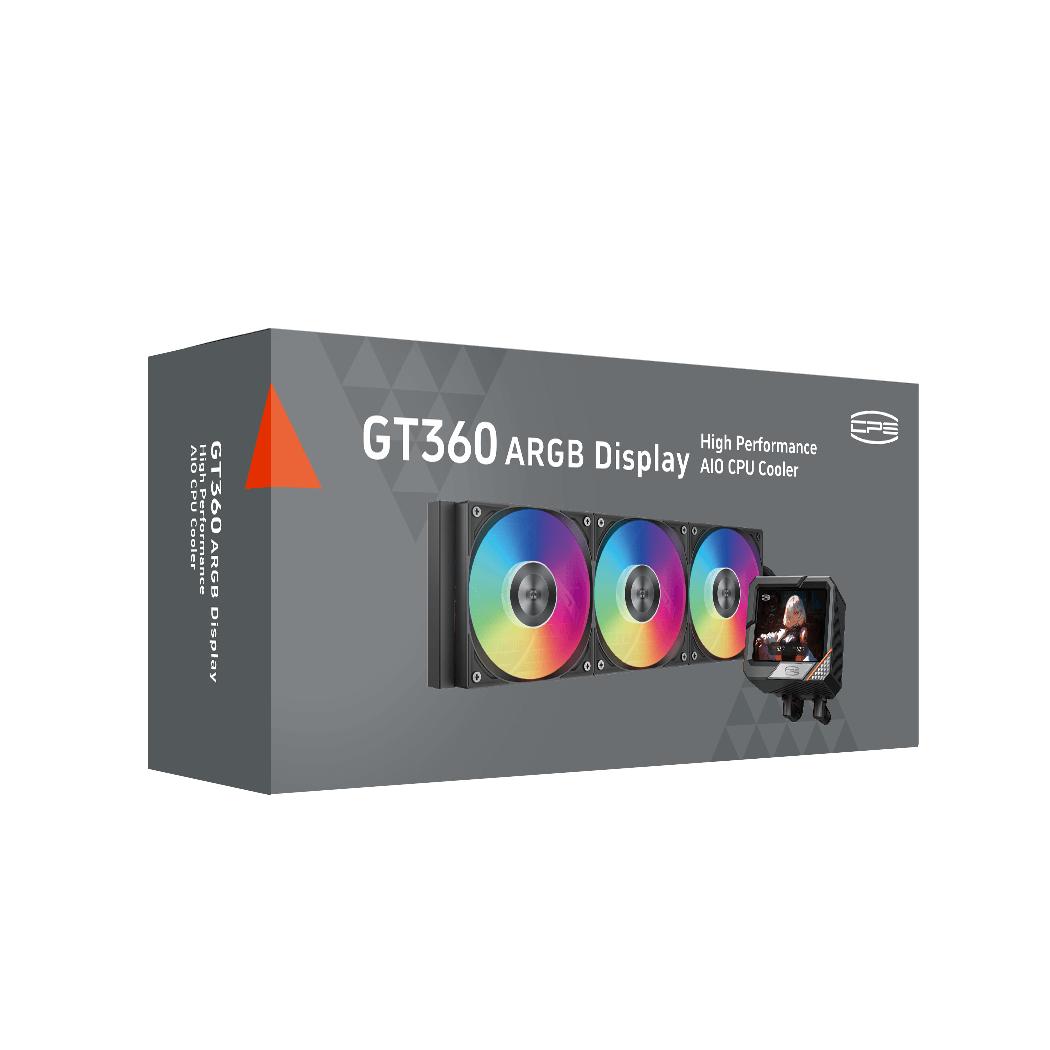 PCCOOLER / PC COOLER GT360 ARGB Display AIO Liquid Cooler - BLACK - Image 6