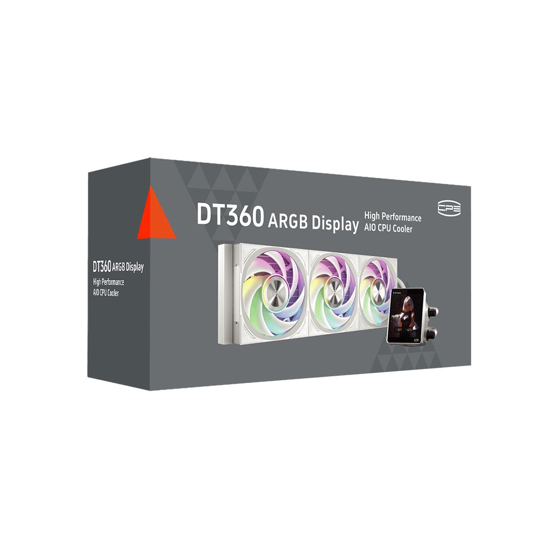 PCCOOLER / PC COOLER DT360 ARGB Display AIO Liquid Cooler - WHITE - Image 8