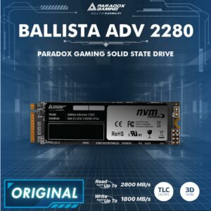 JualSSD PARADOX BALLISTA ADVANCE 2TB M.2 NVME 2280