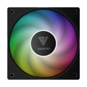 Fan Casing GAMDIAS CASE FAN NOTUS M1-1201 ARGB SWAPPABLE BLADE Single Fan - Black