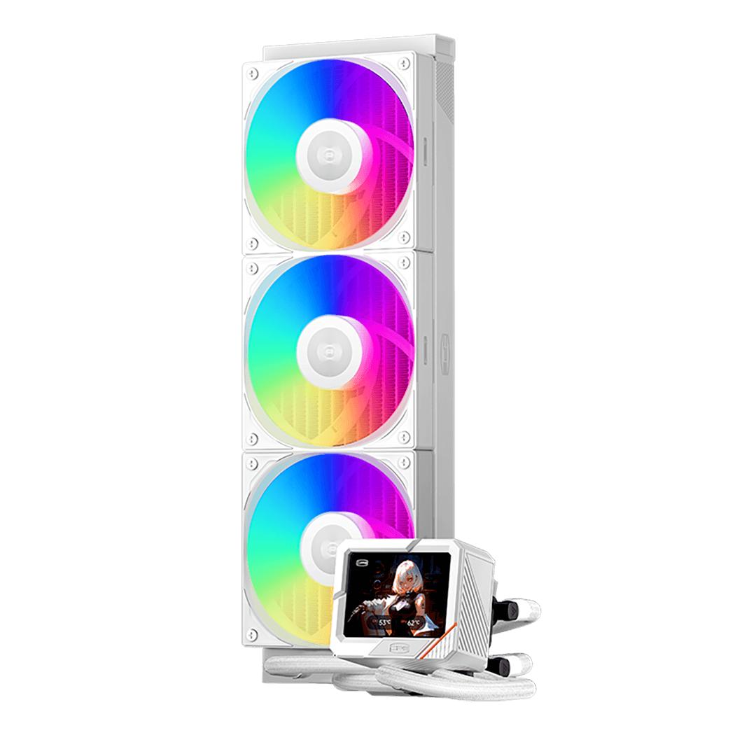 PCCOOLER / PC COOLER GT360 ARGB Display AIO Liquid Cooler - WHITE - Image 2