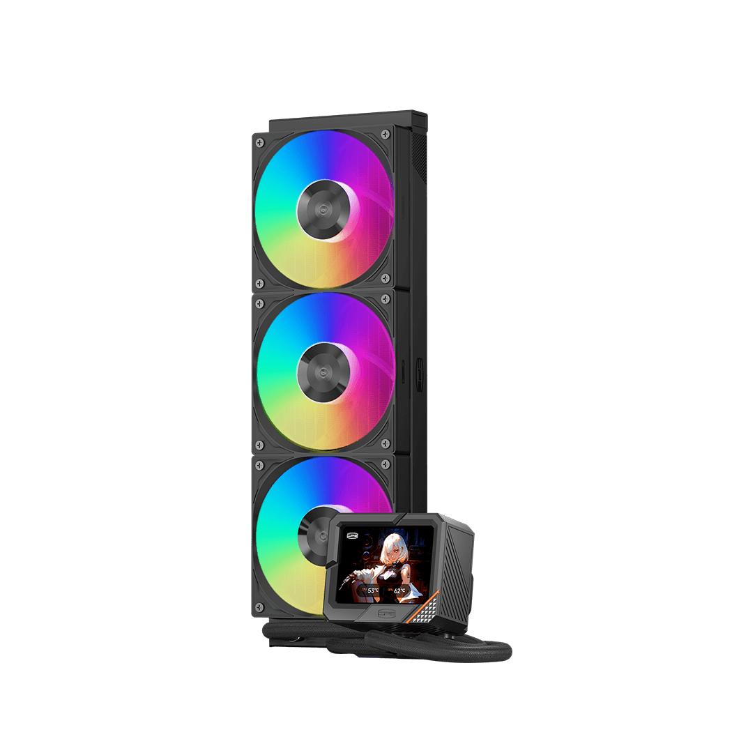 PCCOOLER / PC COOLER GT360 ARGB Display AIO Liquid Cooler - BLACK - Image 2
