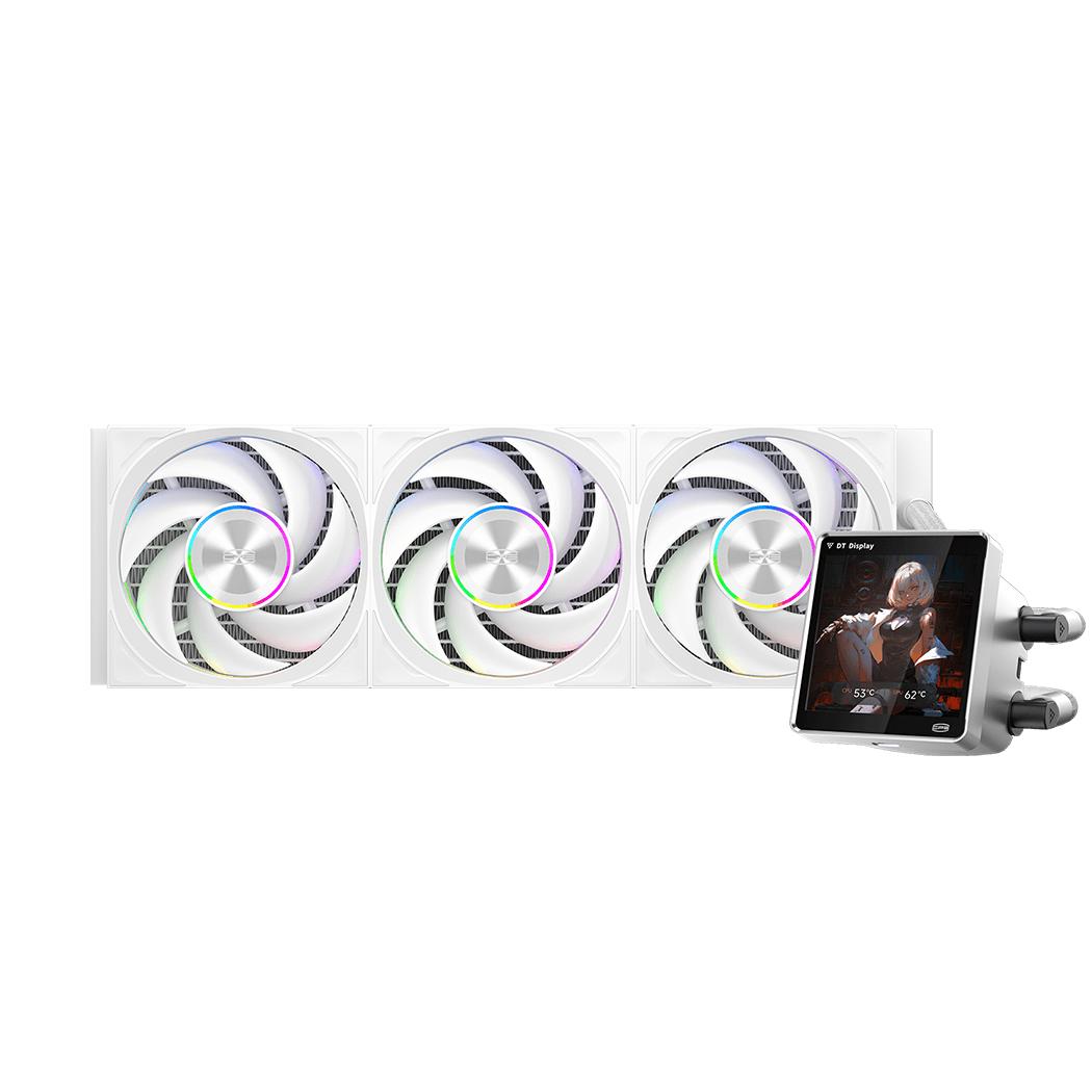 PCCOOLER / PC COOLER DT360 ARGB Display AIO Liquid Cooler - WHITE